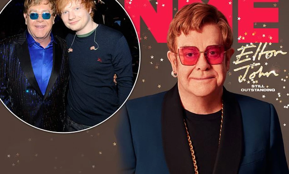 Elton John, 74, reveals he's looking forward to retiring and calls Ed Sheeran a 'f*****g big mouth
