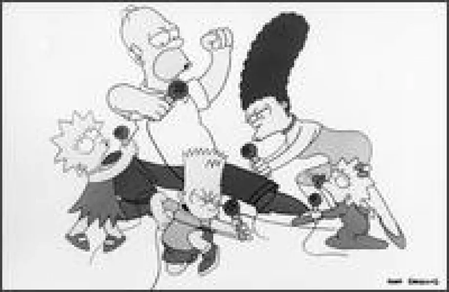 The Simpsons - "The Itchy & Scratchy & Poochie Show" Theme lyrics